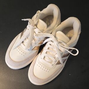 adidas Women's Cream and Tan Sneakers
